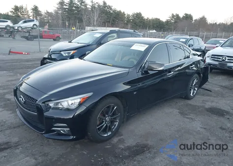 2015 Infiniti Q50 Premium from USA, damaged, VIN JN1BV7AR4FM414256